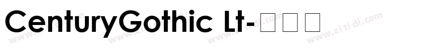 CenturyGothic Lt字体转换 CenturyGothic Lt字体转换